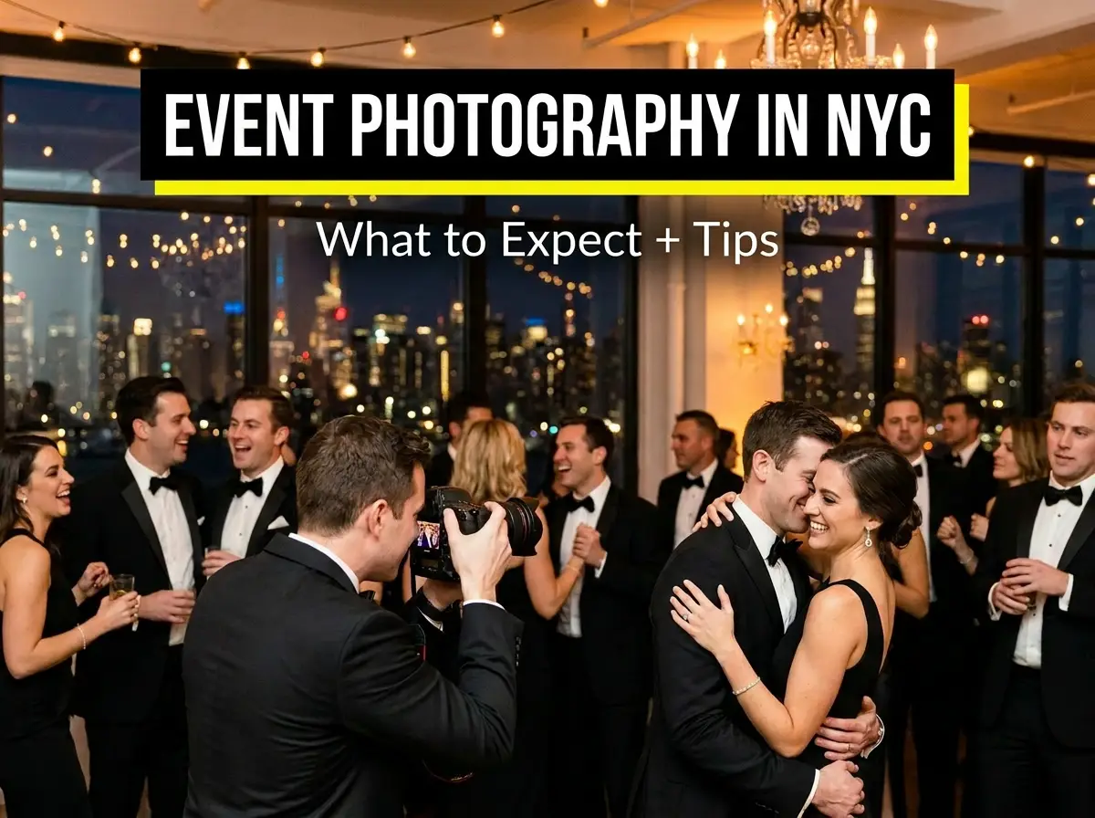 What to Expect When You Book Event Photography in NYC (And How to Get the Best Shots)