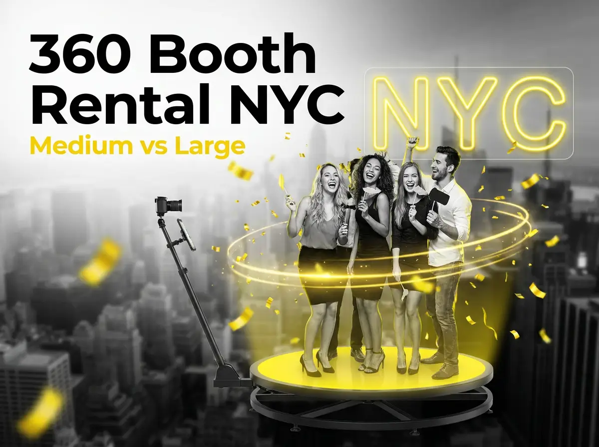 360 Booth Rental in NYC: The Ultimate Party Upgrade (Plus Which Size You Actually Need)